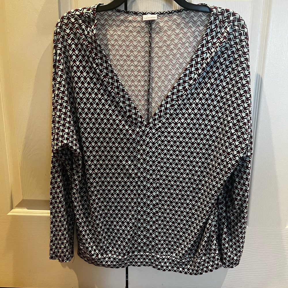 Multicolored long sleeve blouse. Women’s